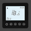 T5 Touch Screen Thermostat Black